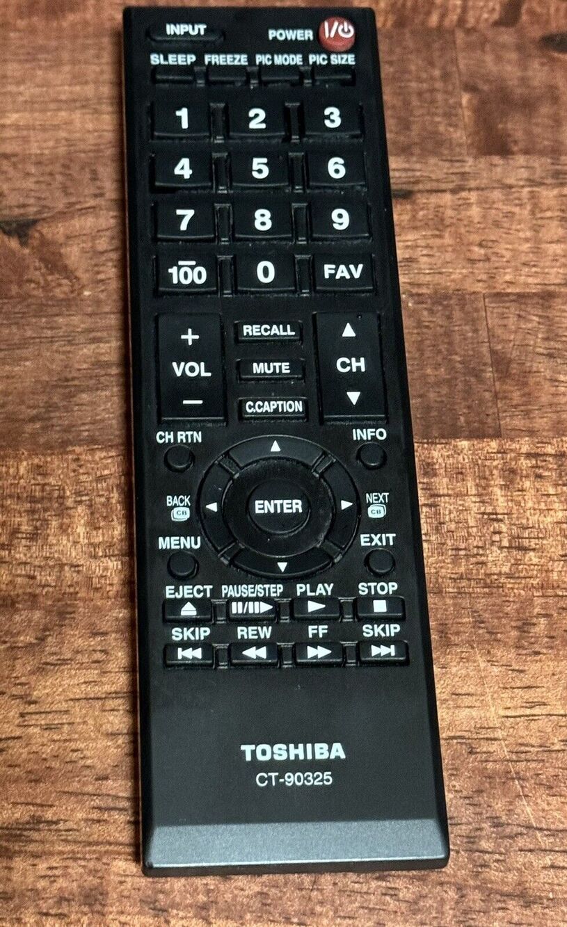 Toshiba TV Remote Control CT-90325 OEM A1
